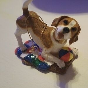 Kurt Adler Beagle Nodder Ornament, 79SC1